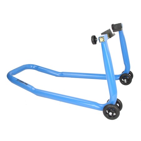 Cavalletto per Moto | Portata 340 kg | Regolabile 25-35 cm | Altezza 37 cm | Larghezza 53 cm | Supporti in Gomma | con Ruote